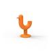 Vondom Peacock Resin Statue Planter Resin/Plastic in Orange | 59.25 H x 46.25 W x 29.5 D in | Wayfair 61001R-ORANGE