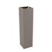 Vondom Cube - Square Resin Tower Pot Planter - Lacquered Resin/Plastic in Brown | 39.25 H x 9.75 W x 9.75 D in | Wayfair 44125RF-TAUPE