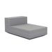 Vondom Vela - Armless Chaise Lounge - Basic Plastic in Gray | 28.25 H x 39.25 W x 63 D in | Outdoor Furniture | Wayfair 54028-STEEL