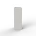 Vondom Cube - Square Resin Tower Pot Planter - Self Watering Resin/Plastic in White | 31.5 H x 7.75 W x 7.75 D in | Wayfair 44120R-WHITE