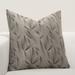 F. Scott Fitzgerald F Scott Fitzgerald Fine Point Graphite Square Pillow Cover & Insert Polyester/Polyfill in Gray/Brown | Wayfair FPGR-P20