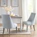 Martha Stewart Winfield Dining Chair Wood/Upholstered/Fabric in Blue | 38 H x 23 W x 27 D in | Wayfair MT108-0079