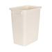 Rubbermaid Commercial Products Rubbermaid 21 Quart Kitchen, Bathroom, & Office Wastebasket Trash Can, Bisque Plastic in Brown | Wayfair