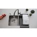 STYLISH 20 inch Over The Sink Roll-up Dish Drying Rack Stainless Steel in Gray | 20.5 H x 12.75 W x 0.31 D in | Wayfair A-900BK