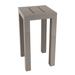 Vondom Jut Plastic Bar Outdoor Table Plastic in Brown | 39.75 H x 19.75 W x 19.75 D in | Wayfair 44411F-TAUPE