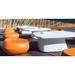 Vondom Noma Plastic Outdoor Coffee Table Plastic in White | 17.25 H x 46.5 W x 39.25 D in | Wayfair 45115R-WHITE