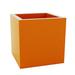 Vondom Cubo Self Watering Resin Pot Planter Resin/Plastic in Orange | 19.75 H x 19.75 W x 19.75 D in | Wayfair 41350F-ORANGE