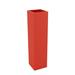 Vondom Square Tower Planter Resin/Plastic in Red | 39.25 H x 9.75 W x 9.75 D in | Wayfair 44125A-RED