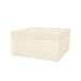 Vondom Jut Outdoor Ottoman w/ Cushion Plastic | 15.75 H x 31.5 W x 31.5 D in | Wayfair 44415-ECRU