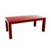 Vondom Jut Plastic Dining Table Plastic in Red | 29.5 H x 35.5 W x 20.75 D in | Outdoor Dining | Wayfair 44406F-RED