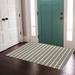 Loon Peak® Claypool Indoor Door Mat Synthetics in White | 36" W x 60" L | Wayfair 8EAB085840A5473583740AE8424C7E14