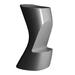 Vondom Noma 29.25" Patio Bar Stool Plastic in Gray | 29.25 H x 15 W x 15.75 D in | Wayfair 45038F-ANTHRACITE