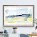 Ebern Designs 'Paynes Gray Plains I' by Paul Cezanne - Picture Frame Painting Print on Paper in Blue/Green/Yellow | 16 H x 22 W x 1 D in | Wayfair