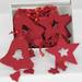 The Holiday Aisle® 18 Piece Bell & Star Holiday Shaped Ornament Fabric in Red | 0.18 H x 4 W x 3 D in | Wayfair 76DED83919A14750911BA07B958DE080