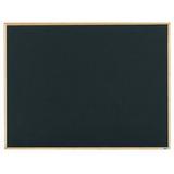 AARCO Economy Composition Wall Mounted Chalkboard Wood in White/Black | 36 H x 48 W in | Wayfair EC3648B