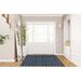 Union Rustic Cagliari Indoor Door Mat Synthetics in White/Blue/Black | 36" W x 60" L | Wayfair 400F7E22E1DE4EF5B99365DCE7B94907