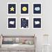 Harriet Bee DeMotte Galaxy Sheep, Before I Formed You in the Womb I Knew You, Before You Were Born I Set You Apart 6-Piece Set Print | Wayfair