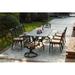 Lark Manor™ Anhar 9-Piece Patio Dining Set (w/2 Swivel Rockers) w/Cushions & 42 x 92" Rectangular Dining Table in Brown | 92 W x 42 D in | Wayfair