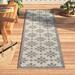 Gray 26 x 0.25 in Indoor/Outdoor Area Rug - Andover Mills™ Anneke Floral Cream/Indoor/Outdoor Area Rug Polypropylene | 26 W x 0.25 D in | Wayfair