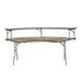 PRE Sales WFT 60" Plastic Semi-Circle Bar Top Riser Wood in Gray/Brown | 12 H x 60 W x 12 D in | Wayfair 3956