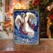 The Holiday Aisle® Mirata Peace on Earth by Dona Gelsinger Wood Block Wood in Brown | 18 H x 48 W x 1 D in | Wayfair