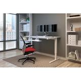 Humanscale Float Height Adjustable Standing Desk in White | 60 W x 30 D in | Wayfair FTSR633060WHF