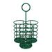 Rebrilliant 10" Green 3-Slot Metal Utensil Holder Metal in Blue/Green | 10 H x 5.91 W x 5.91 D in | Wayfair 5EC5788F26A64142A9F71AD426CBACAE