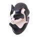 Wildon Home® Shae Black & White Yogi Cat Wood Sculpture Wood in Black/Brown/White | 6 H x 3.5 W x 6 D in | Wayfair 47A54B5E971147B2B82D39EDE4DE8858