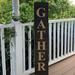 Gracie Oaks Savonburg Gather Welcome Sign Wood in Brown | 48 H x 9 W x 0.5 D in | Wayfair D34CDE6C72484982B3B1F43448C0EF81