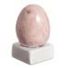 World Menagerie Kentish 2 Piece Cute Egg Rhodonite Gemstone Sculpture Set Stone in Gray/Pink/White | 2.4 H x 1.6 W x 1.6 D in | Wayfair