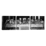 Vault W Artwork The Last Supper II by Leonardo da Vinci 3 Piece Painting Print on Wrapped Canvas Set Canvas in White | Wayfair 1354PANb-3PC3-36x12