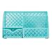 Rebrilliant Kalb Desk Organizer Mesh in Green/Blue | 5 H x 8.7 W x 5.6 D in | Wayfair BBDCE6186D594550894C01A57F7C1E27