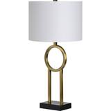 Everly Quinn 29" Table Lamp Set Metal in Black/White | 28.5 H x 14 W x 14 D in | Wayfair A04E5F3254A2474795434F3EFBE48DAC