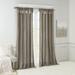 Kelly Clarkson Home Rivau Faux Silk Lined Twist Tab Window Curtain Panel Polyester in Gray | 120 H in | Wayfair LARK2594 32223946