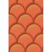 Everly Quinn 33' L x 21" W Textured Wallpaper Roll Non-Woven in Orange | Wayfair 603CCC36311B49238E37AFCA01E33438
