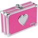 Vaultz® Bling w/ Heart Safe Box w/ Key Lock in Pink | 2.5 H x 5.5 W x 8.4 D in | Wayfair VZ03708