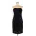 Mossimo Casual Dress - Sheath: Black Solid Dresses - Women's Size 6