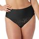 Maidenform Damen Tame Your Tummy Shaping Lace Thong with Cool Comfort Taillen-Shapewear, Schwarze Spitze, Medium