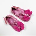 Disney Shoes | Baby Pink Glitter Sandals Size 4 | Color: Pink | Size: 4bb