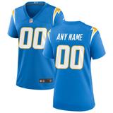 Women's Nike Powder Blue Los Angeles Chargers Custom Game Jersey