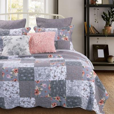 Giulia Quilt Set by Barefoot Bungalow in Grey (Siz...