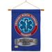 Breeze Decor EMT Impressions Decorative 2-Sided Polyester 40 x 28 in. Flag Set in Blue | 40 H x 28 W in | Wayfair