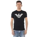 Armani Men's Crew Neck Eagle T-Shirt Black M