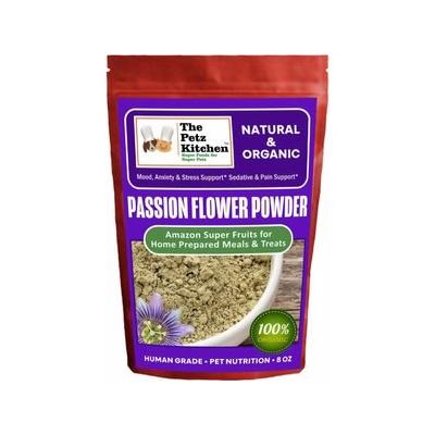 The Petz Kitchen Passion Flower Powder Dog & Cat Supplement, 8-oz bag