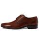 Florsheim Jackson Cap Toe Oxford Formal Shoe for Men - Leather Upper with Man-Made Lining, Snipped Toe, and Blind Eyelets, Cognac, 10.5 M (D)