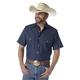 Wrangler Herren Cowboy Cut Western Two Pocket Kurzarm Snap Arbeitsshirt, Blau, 2X