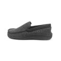 Hanes Herren Mokassin Slipper, Dunkles Schwarz, X-Large