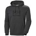 Helly Hansen Herren Hh Logo Hoodie Sweatshirt mit Kapuze, Ebony Melange, XL EU