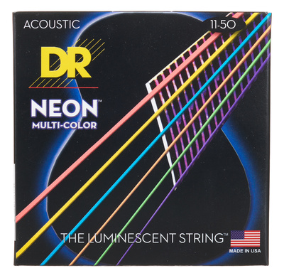 DR Strings Neon Multi NMCA-11