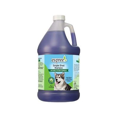 Espree Simple Shed Bathing System Formula Dog & Cat Shampoo, 1-gallon